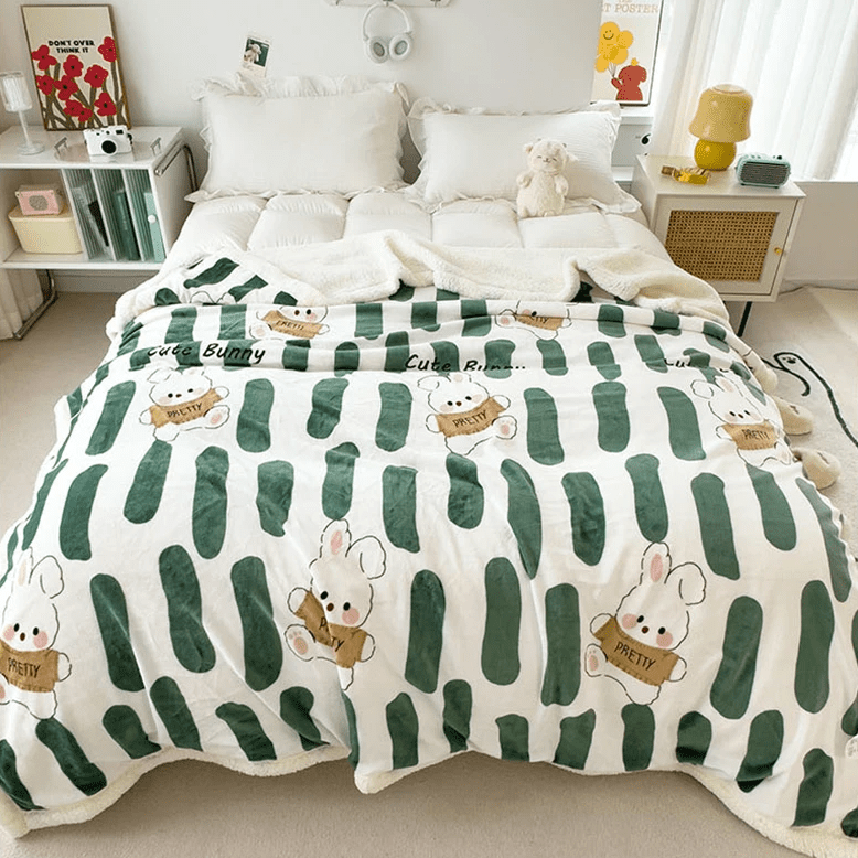 Couverture Enfant "Cute Bunny" Douceur d'Hiver Couverture chambre, Couvertures, Couvertures enfant