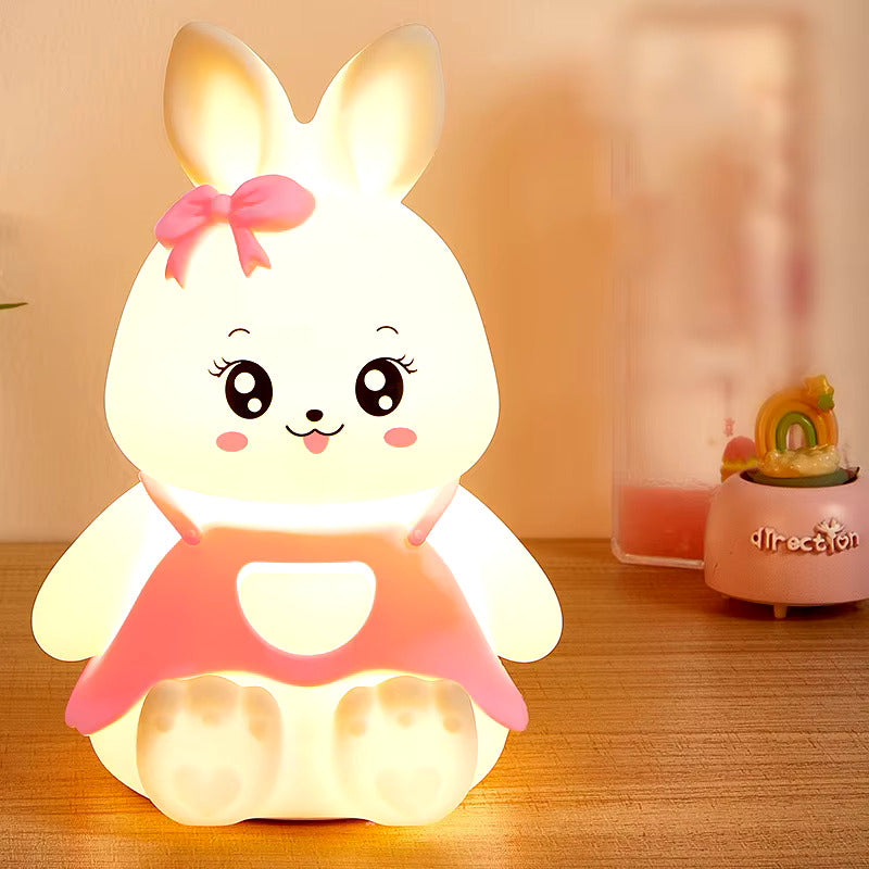 Veilleuse bébé et enfant lapin LED multicolore